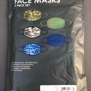 5- Face Masks one size